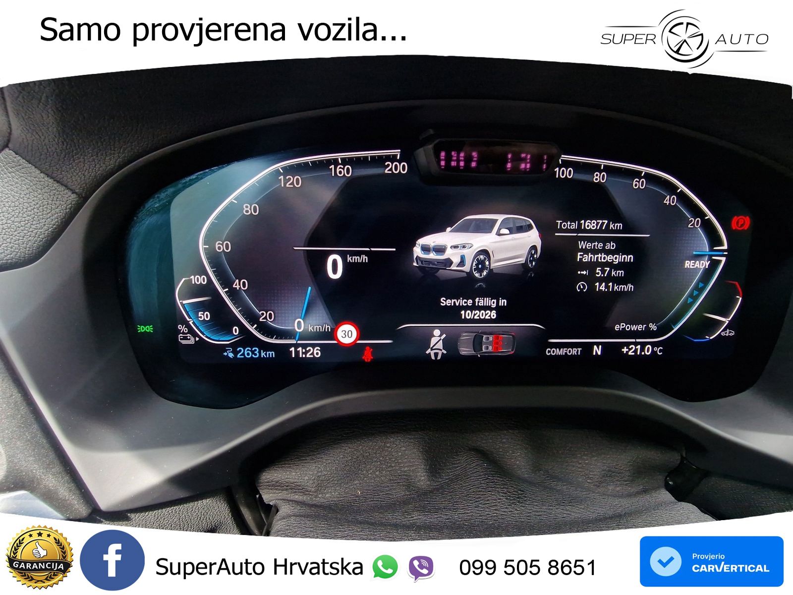 BMW iX3 80 kWh (286 KS)