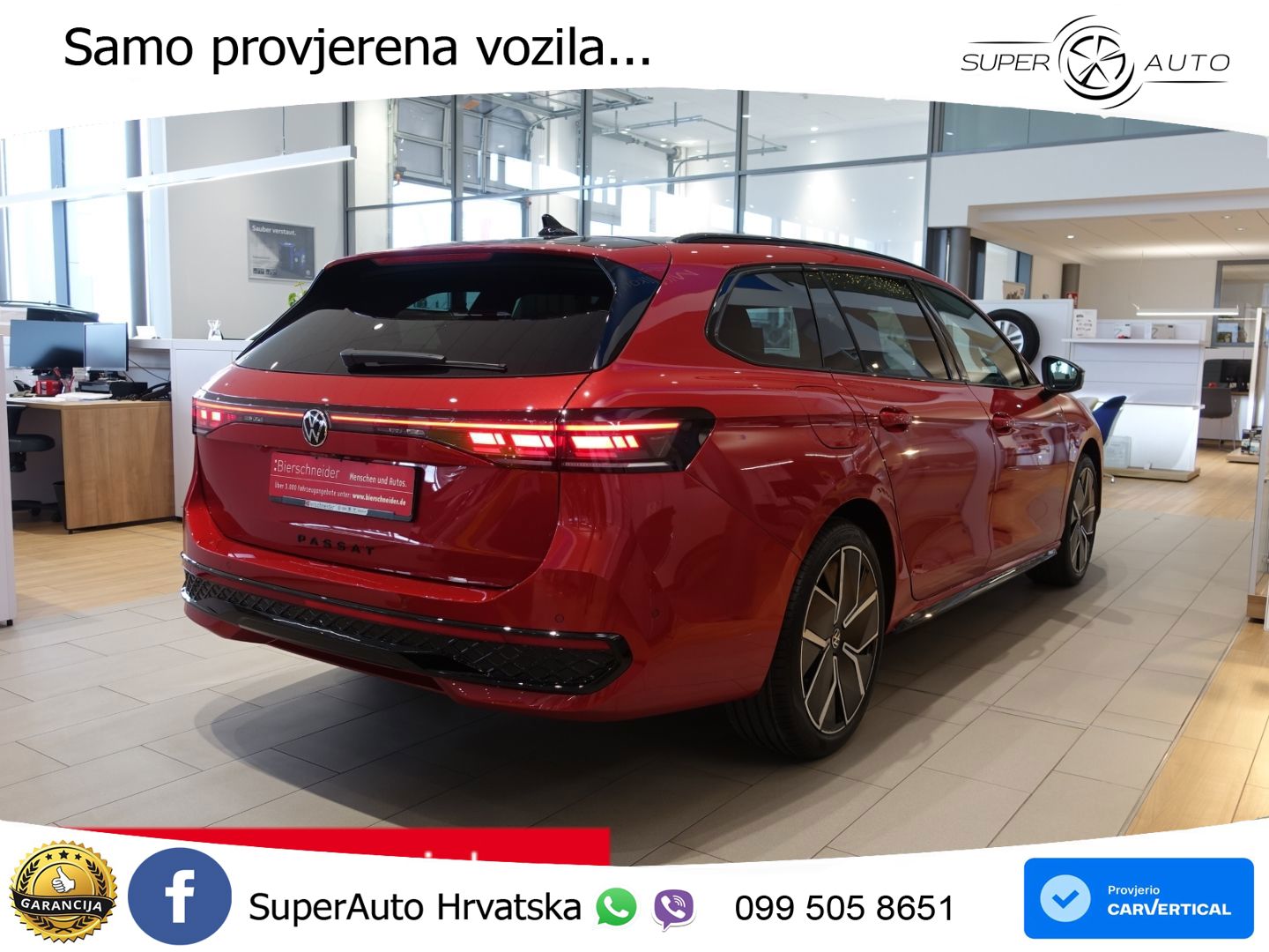 Volkswagen Passat Variant 2.0 TSI (265 KS) 4MOTION DSG R-Line LED+GR SJED+ACC