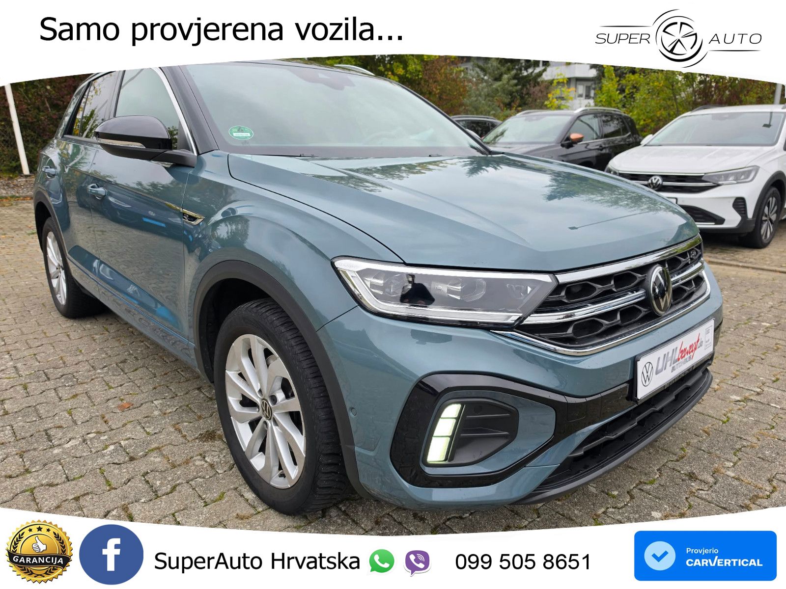 Volkswagen T-Roc 2.0 TDI (150 KS) DSG R-Line LED+GR SJED+ACC
