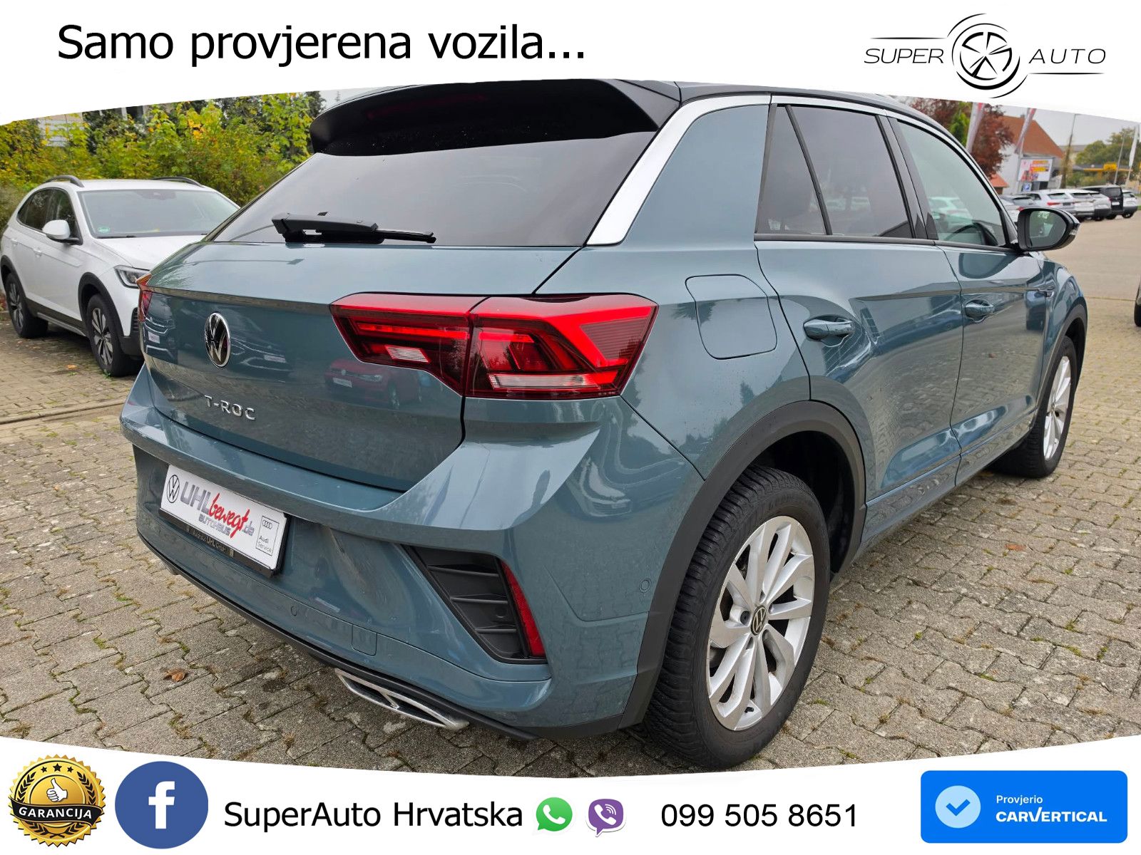 Volkswagen T-Roc 2.0 TDI (150 KS) DSG R-Line LED+GR SJED+ACC