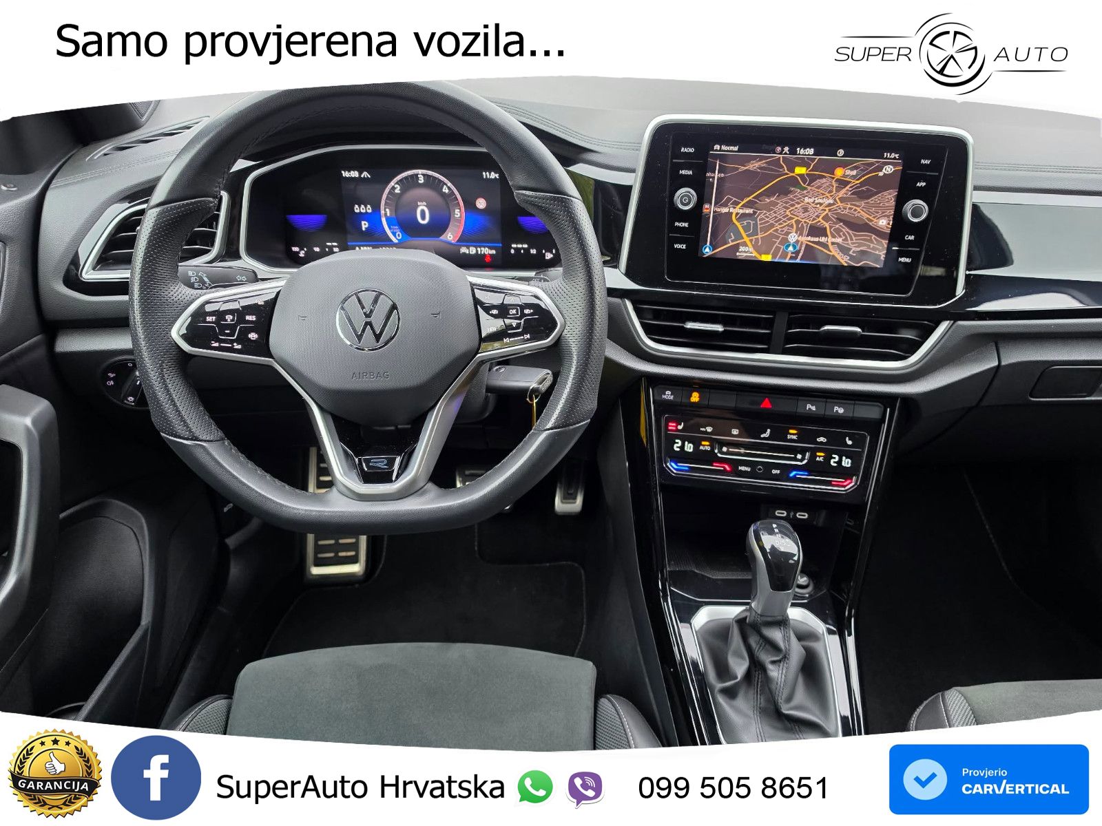 Volkswagen T-Roc 2.0 TDI (150 KS) DSG R-Line LED+GR SJED+ACC
