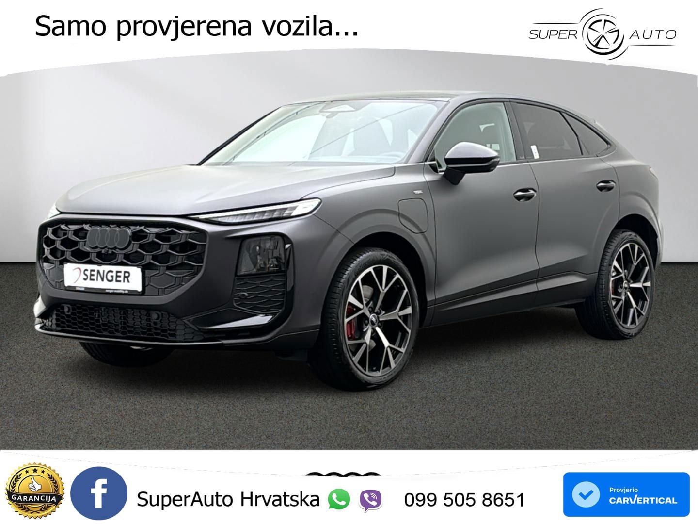Audi Q3 Sportback 1.5 TFSIe (272 KS) S tronic S line ACC+HEAD+GR SJED+360+PANO