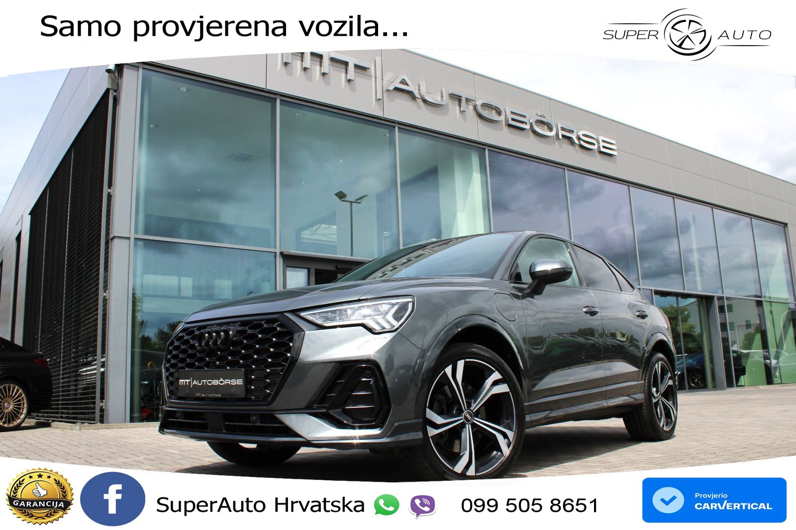 Audi Q3 Sportback 45 TFSIe (245 KS) S tronic S line MATRIX+GR SJED+KAM