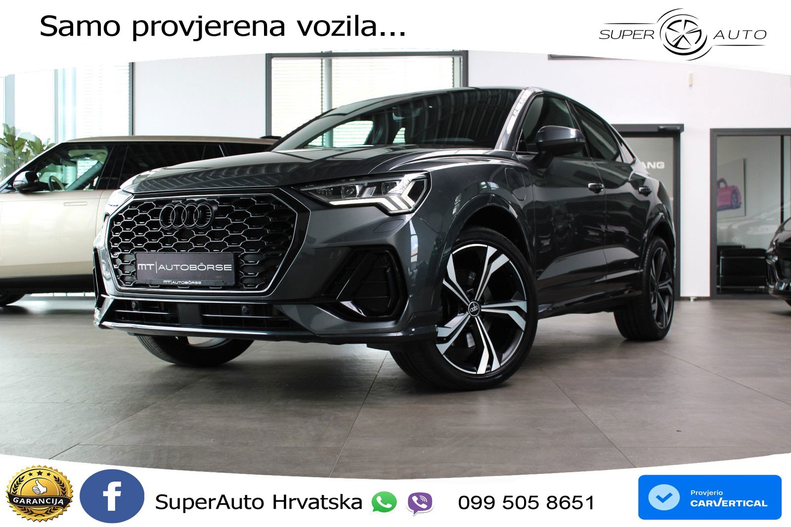 Audi Q3 Sportback 45 TFSIe (245 KS) S tronic S line MATRIX+GR SJED+KAM