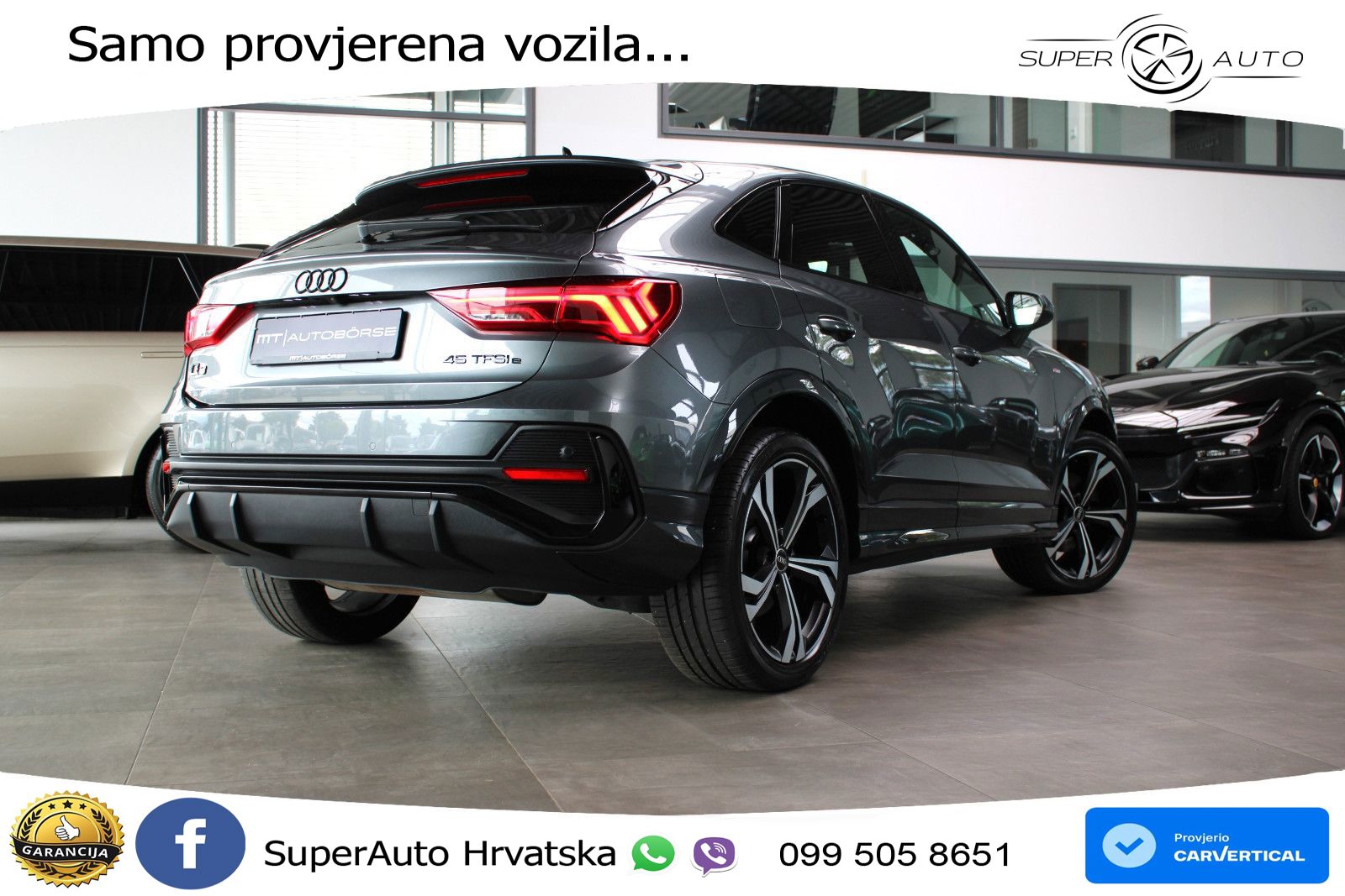 Audi Q3 Sportback 45 TFSIe (245 KS) S tronic S line MATRIX+GR SJED+KAM