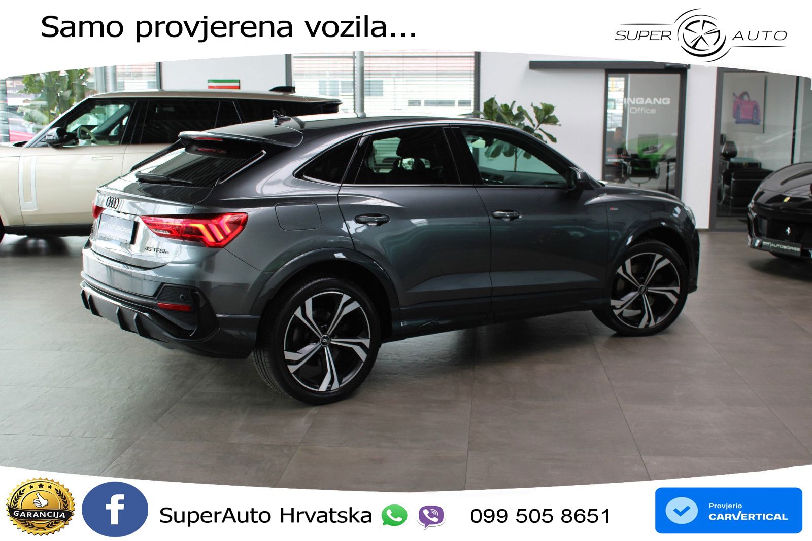 Audi Q3 Sportback 45 TFSIe (245 KS) S tronic S line MATRIX+GR SJED+KAM
