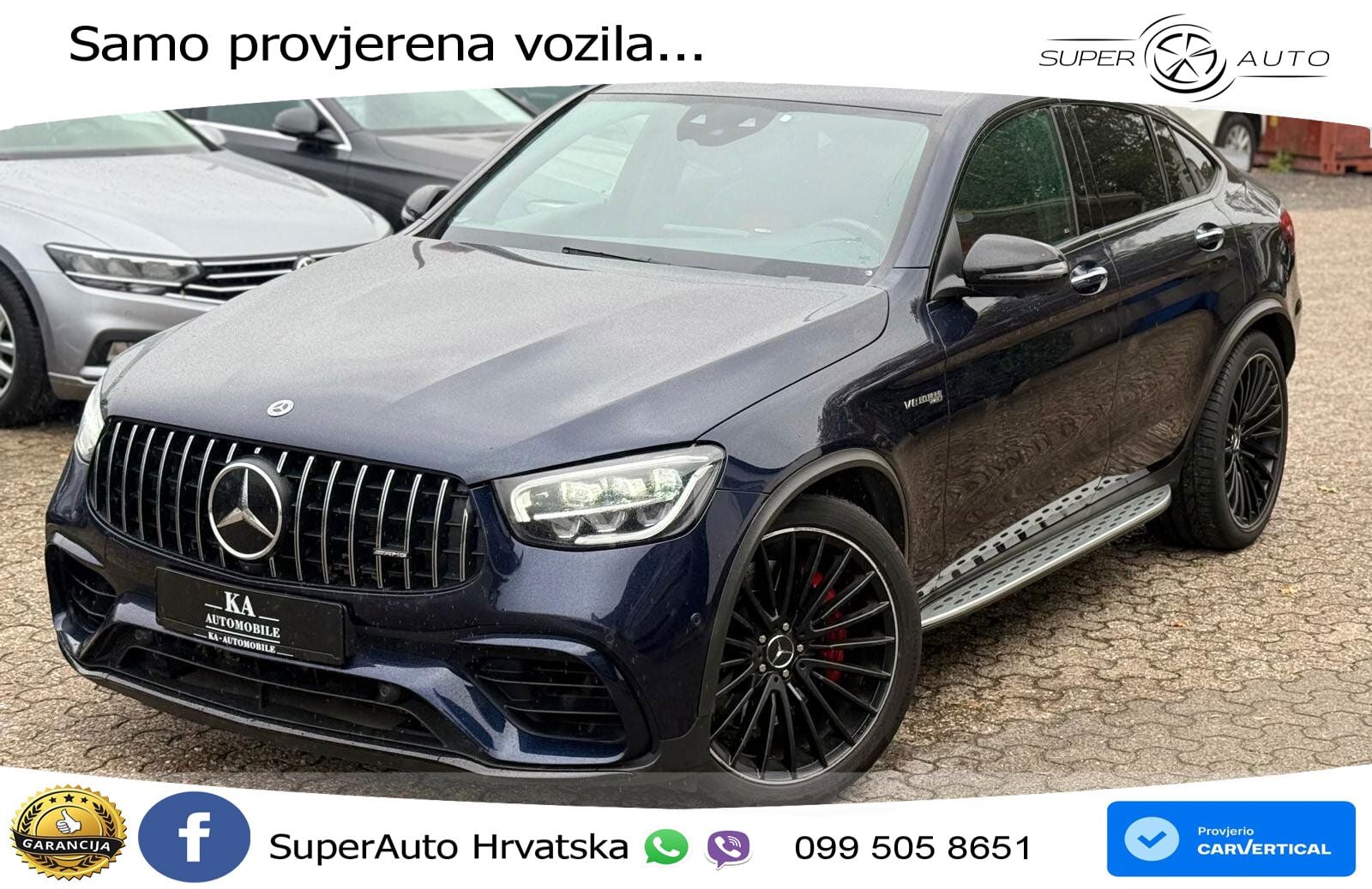 Mercedes GLC Coupe AMG 63 S V8 (510 KS) 4MATIC+ MCT LED+GR SJED+ACC