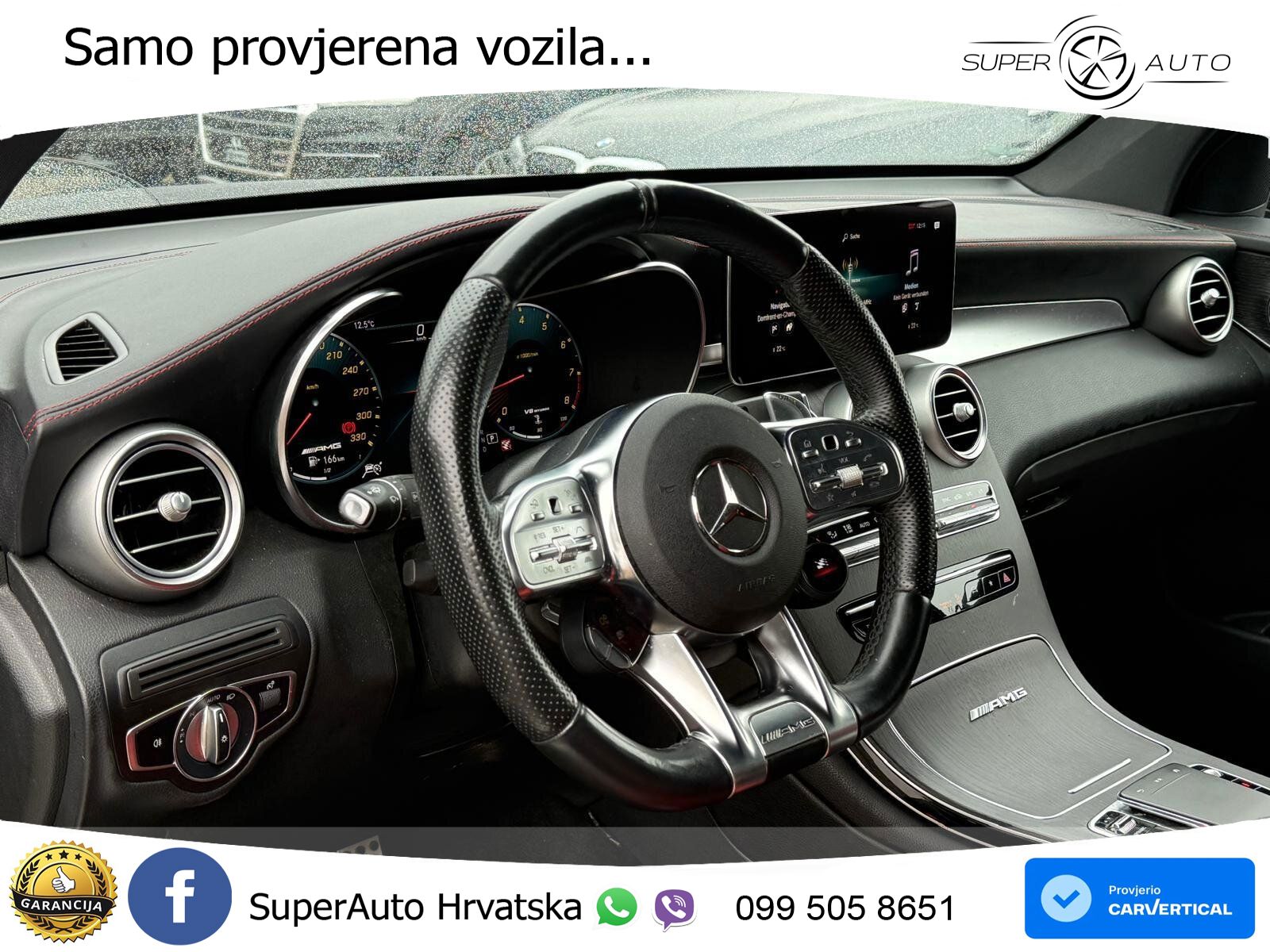 Mercedes GLC Coupe AMG 63 S V8 (510 KS) 4MATIC+ MCT LED+GR SJED+ACC