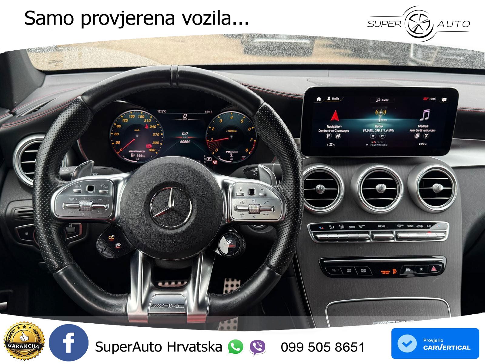 Mercedes GLC Coupe AMG 63 S V8 (510 KS) 4MATIC+ MCT LED+GR SJED+ACC