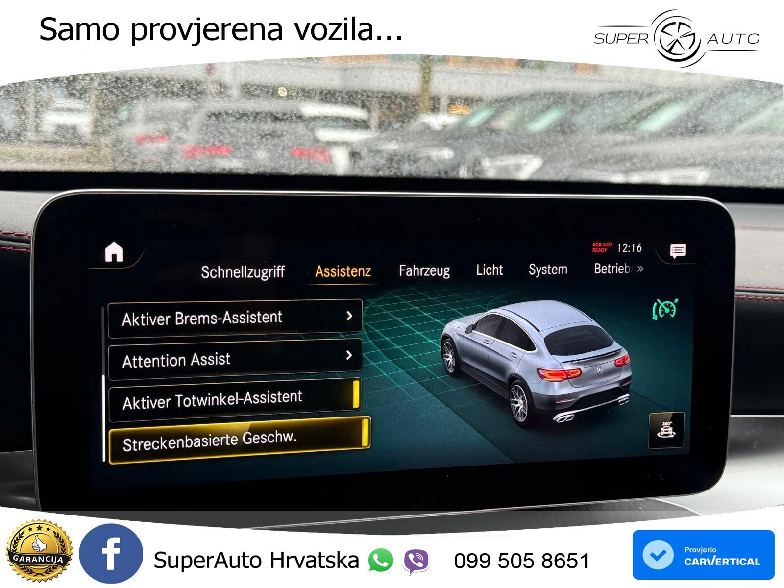 Mercedes GLC Coupe AMG 63 S V8 (510 KS) 4MATIC+ MCT LED+GR SJED+ACC