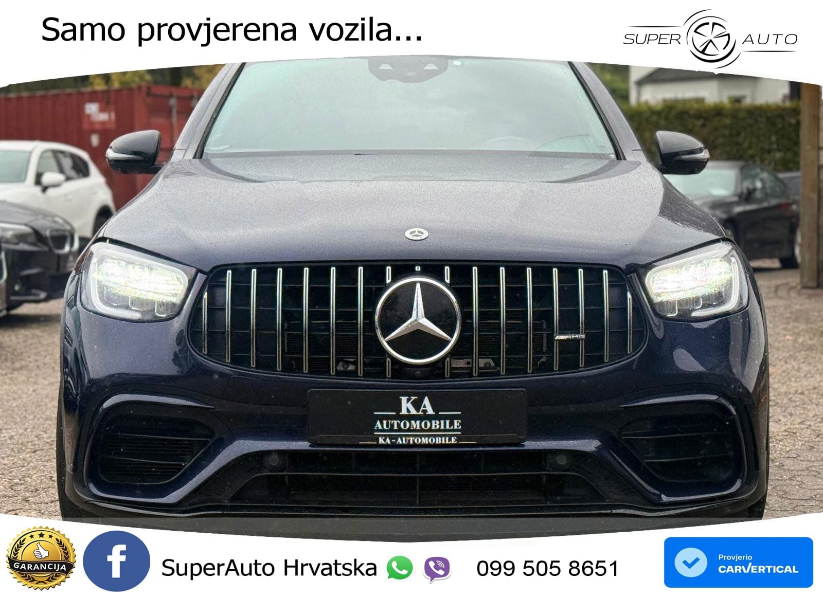 Mercedes GLC Coupe AMG 63 S V8 (510 KS) 4MATIC+ MCT LED+GR SJED+ACC