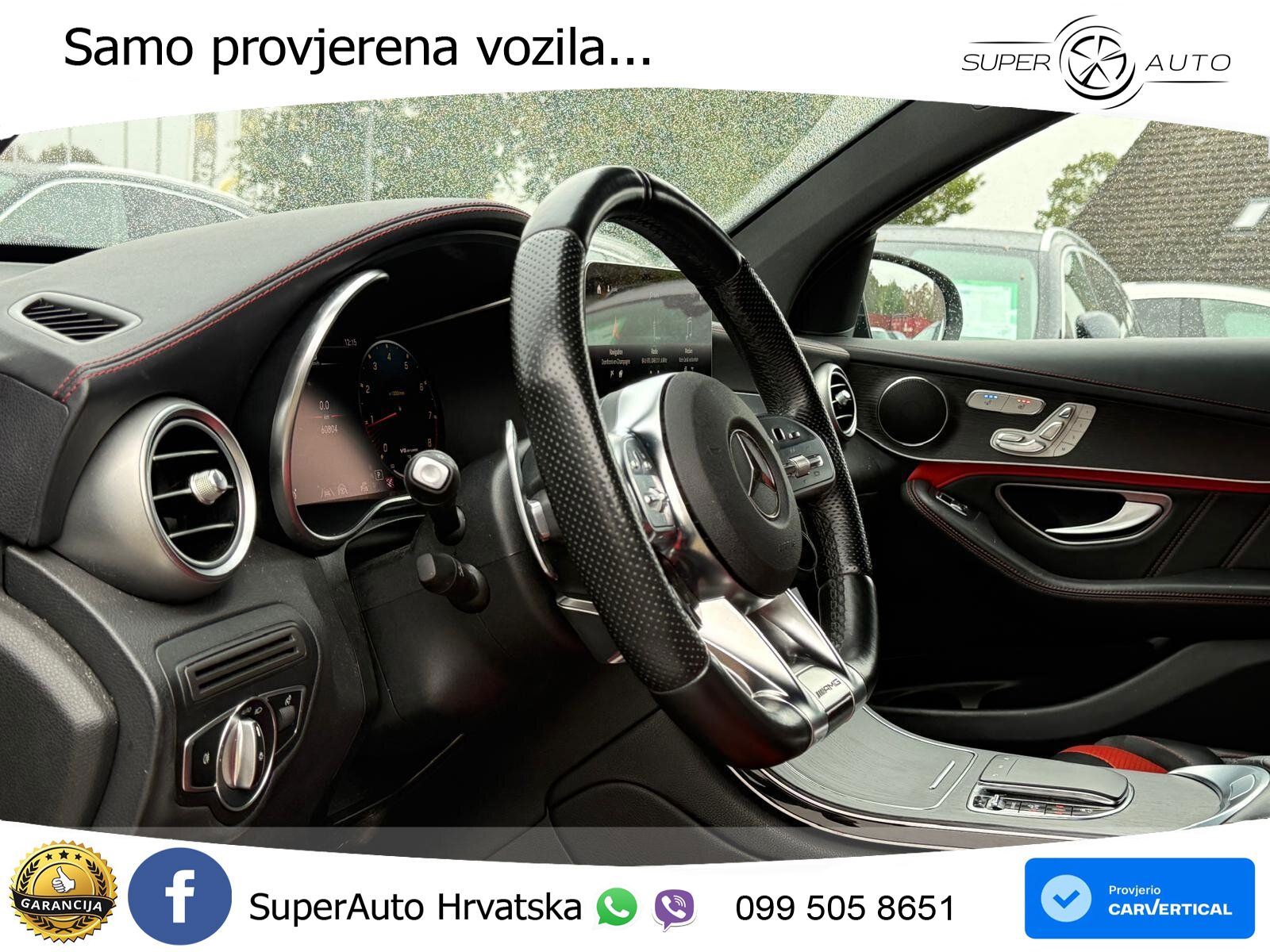 Mercedes GLC Coupe AMG 63 S V8 (510 KS) 4MATIC+ MCT LED+GR SJED+ACC