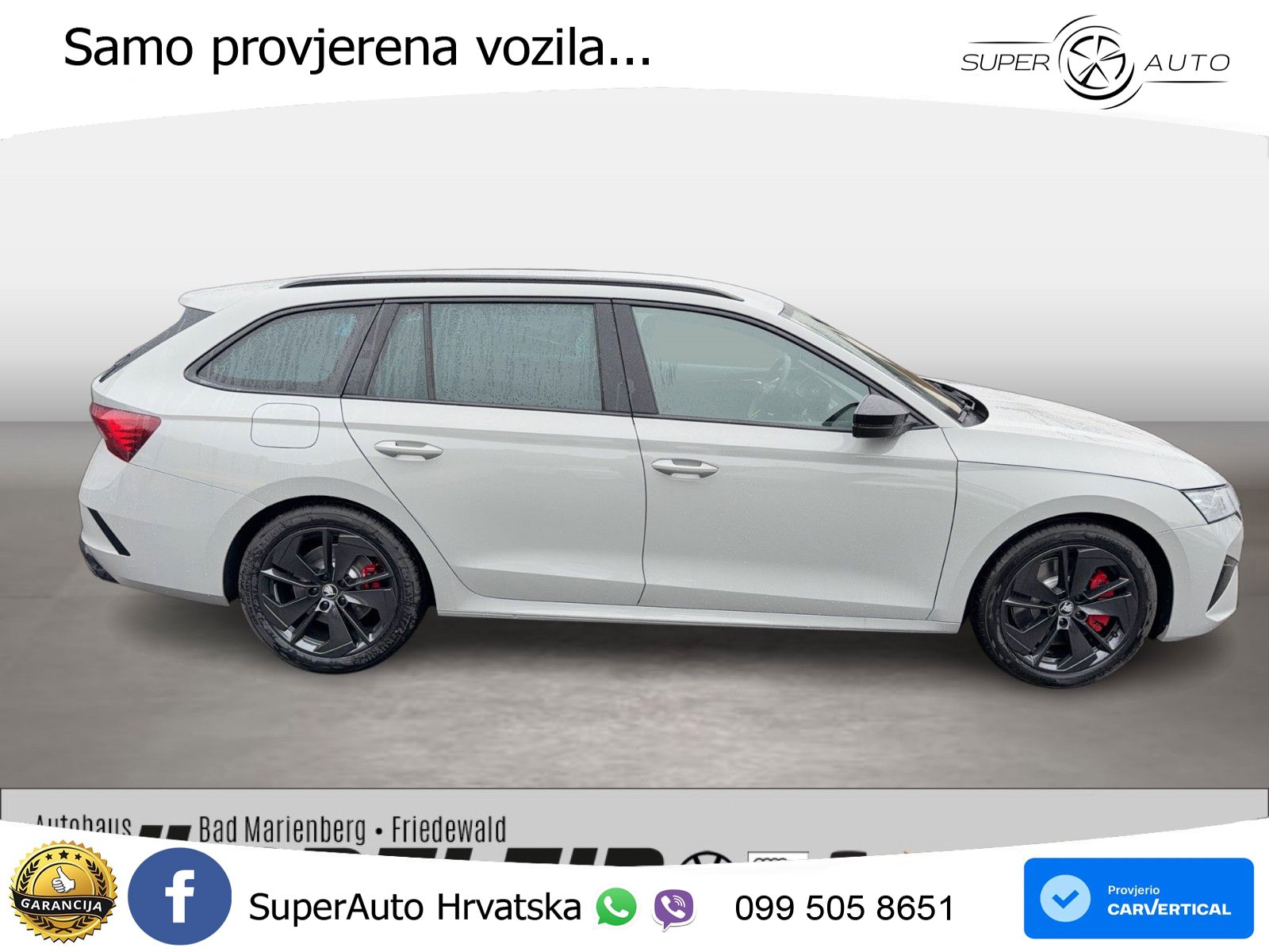 Škoda Octavia Combi RS 2.0 TSI (265 KS) DSG LED+GR SJED+ACC