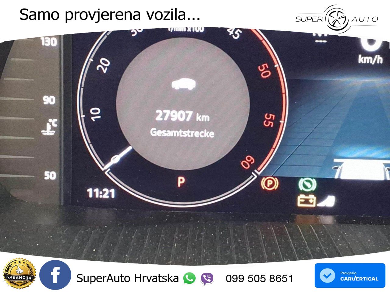 Škoda Octavia Combi 2.0 TDI (150 KS) DSG LED+GR SJED+ACC