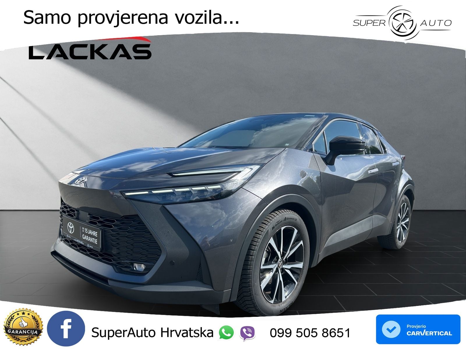 Toyota C-HR 1.8 (140 KS) Hybrid e-CVT Team Deutschland LED+GR SJED+ACC