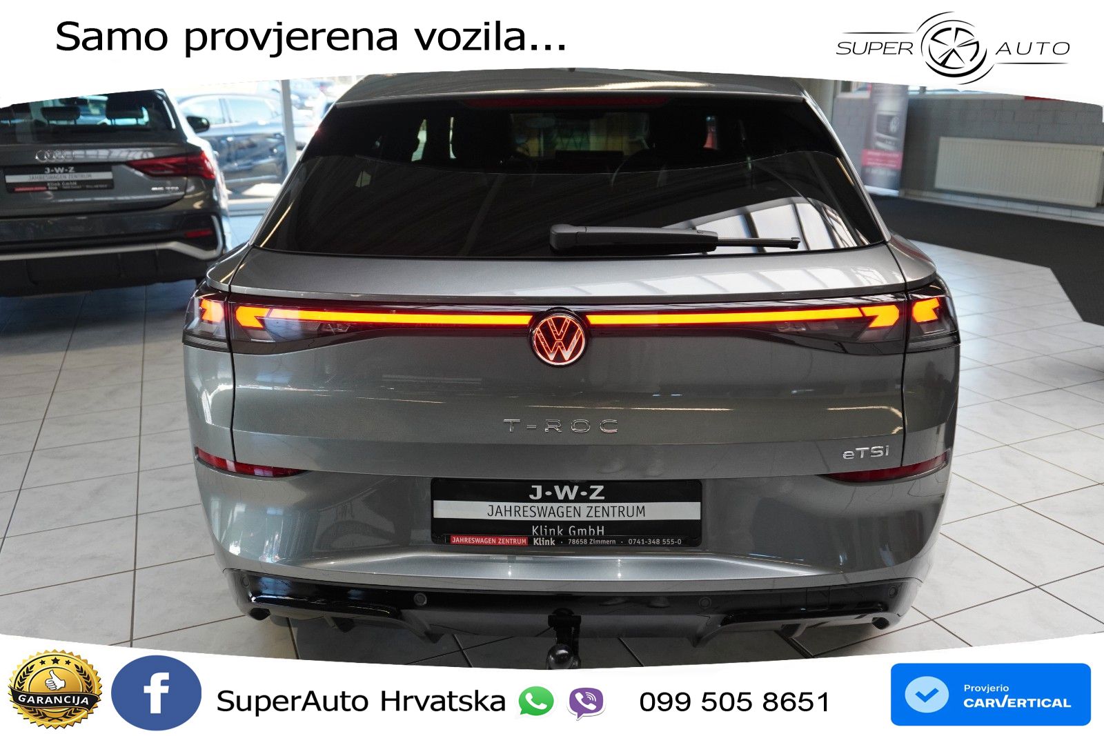 Volkswagen T-Roc 1.5 eTSI (150 KS)  DSG R-Line LED+GR SJED+ACC
