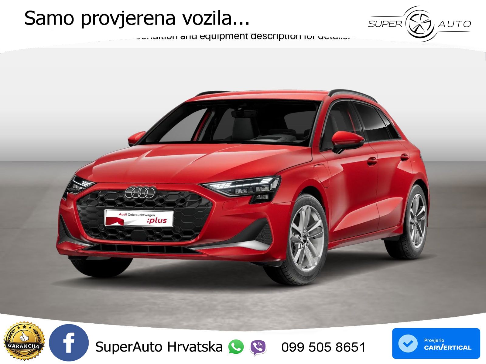 Audi A3 Sportback 40 TFSI e (204 KS) Plug-in Hybrid S tronic advanced MATRIX+GR SJED+KAM