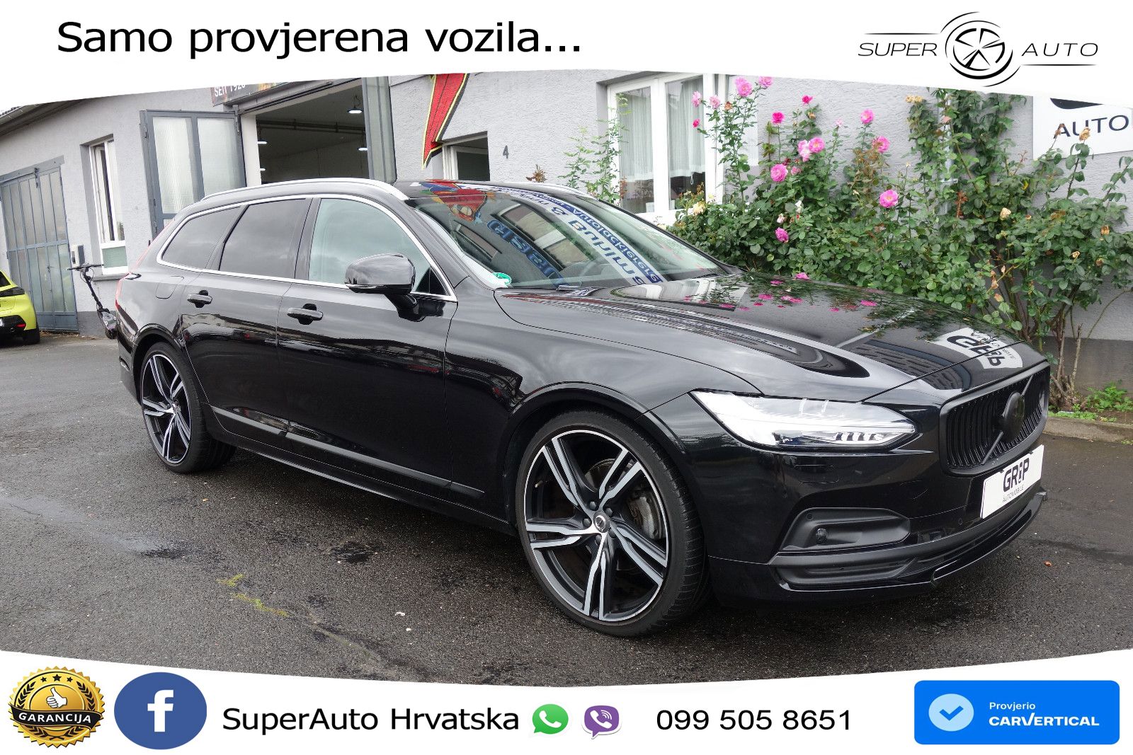 Volvo V90 2.0 B4 Diesel AWD Geartronic LED+GR SJED+ACC