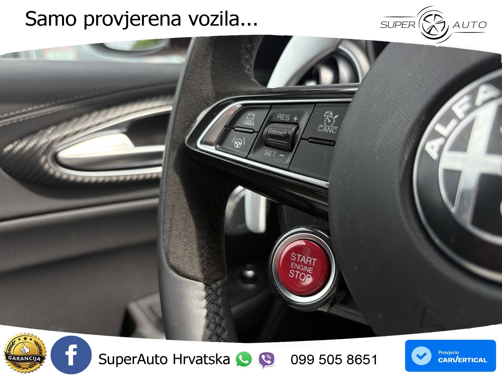 Alfa Romeo Giulia Quadrifoglio 2.9 V6 Bi-Turbo (520 KS) Automatic LED+GR SJED+ACC
