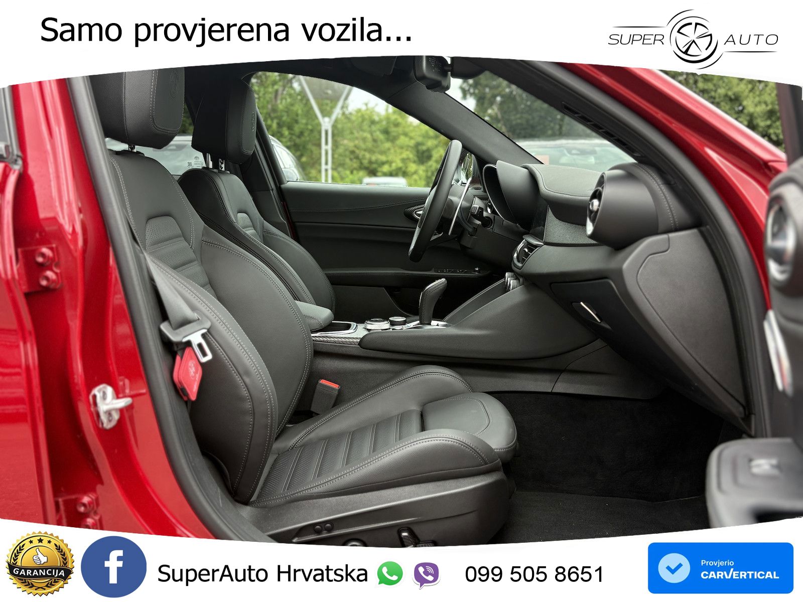 Alfa Romeo Giulia Quadrifoglio 2.9 V6 Bi-Turbo (520 KS) Automatic LED+GR SJED+ACC