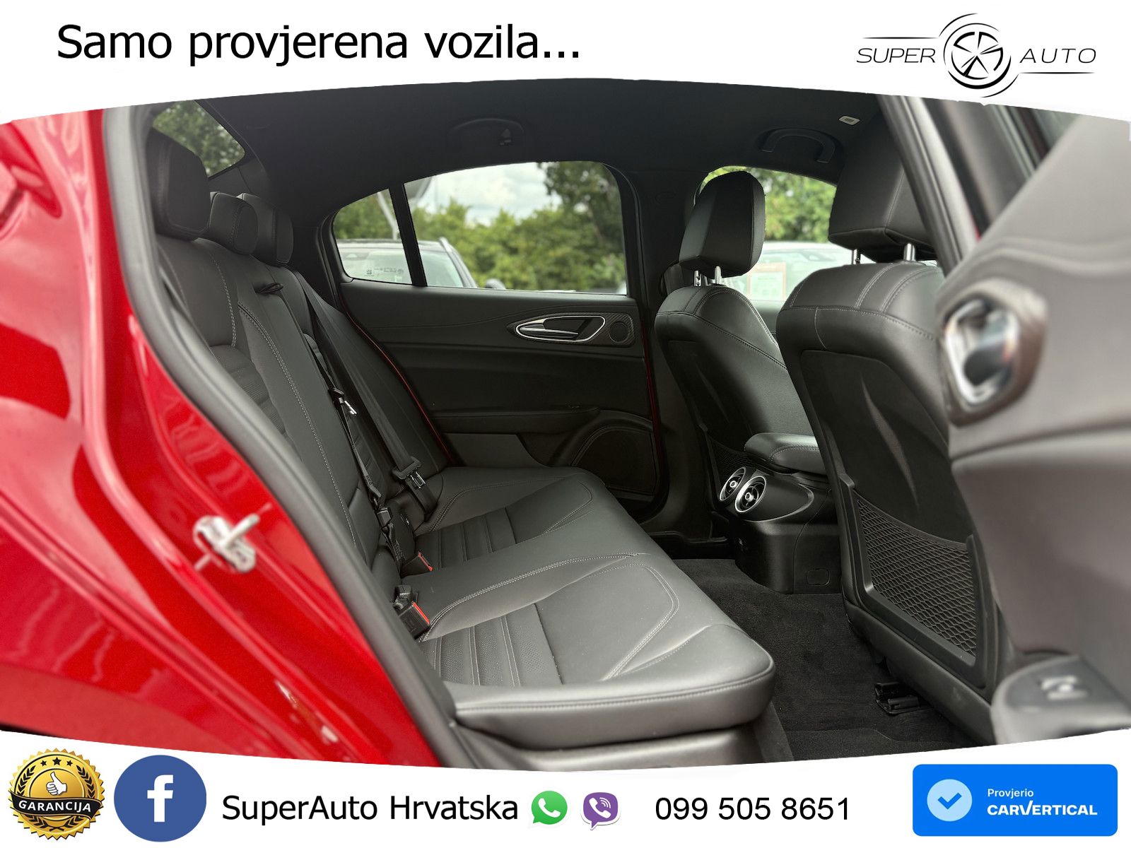 Alfa Romeo Giulia Quadrifoglio 2.9 V6 Bi-Turbo (520 KS) Automatic LED+GR SJED+ACC