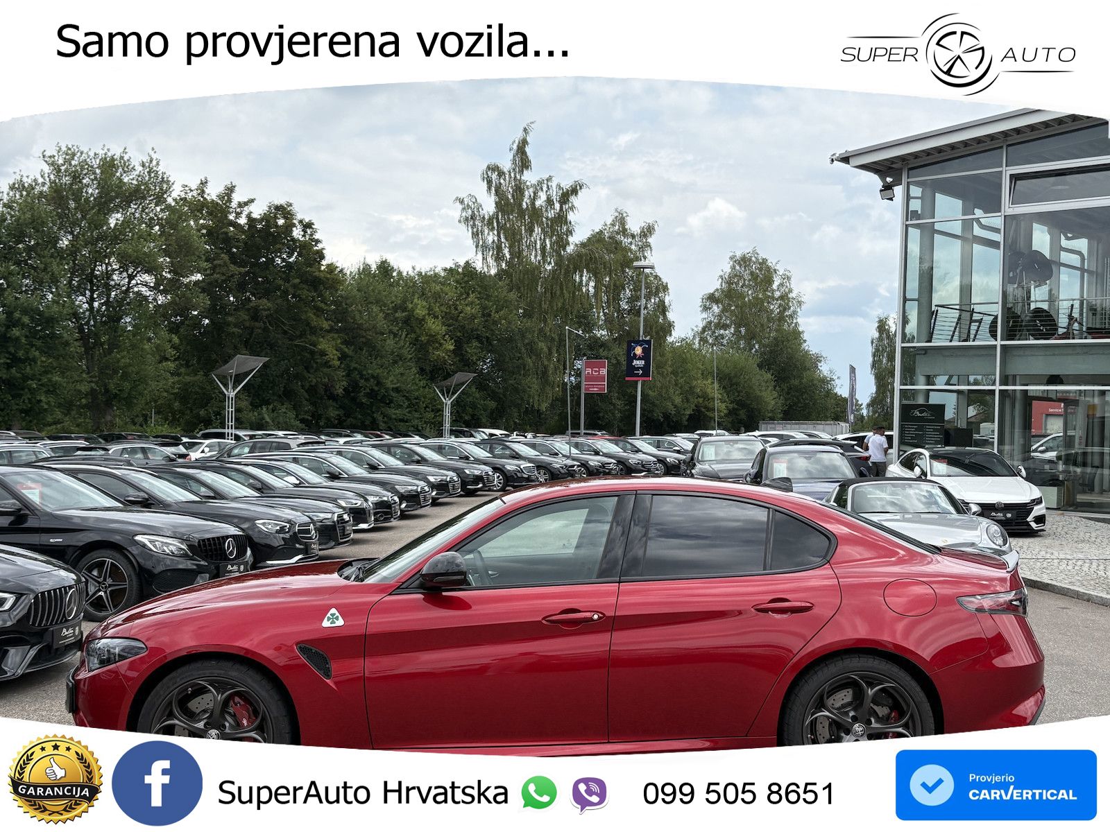 Alfa Romeo Giulia Quadrifoglio 2.9 V6 Bi-Turbo (520 KS) Automatic LED+GR SJED+ACC