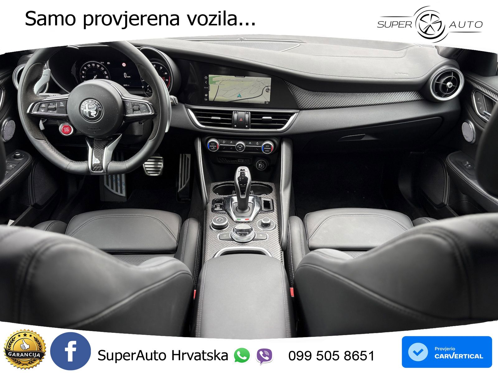 Alfa Romeo Giulia Quadrifoglio 2.9 V6 Bi-Turbo (520 KS) Automatic LED+GR SJED+ACC