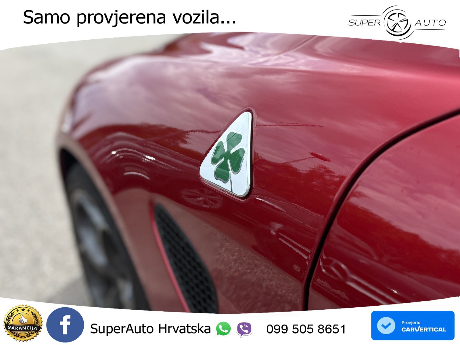 Alfa Romeo Giulia Quadrifoglio 2.9 V6 Bi-Turbo (520 KS) Automatic LED+GR SJED+ACC