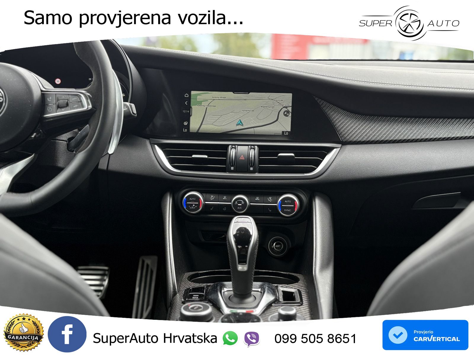 Alfa Romeo Giulia Quadrifoglio 2.9 V6 Bi-Turbo (520 KS) Automatic LED+GR SJED+ACC
