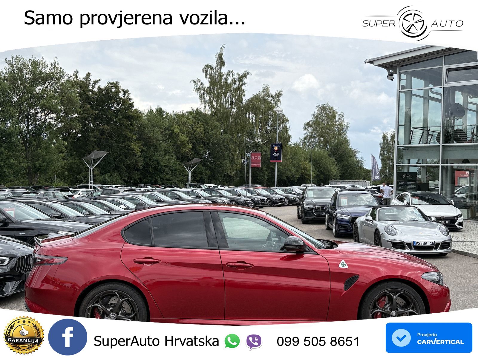 Alfa Romeo Giulia Quadrifoglio 2.9 V6 Bi-Turbo (520 KS) Automatic LED+GR SJED+ACC