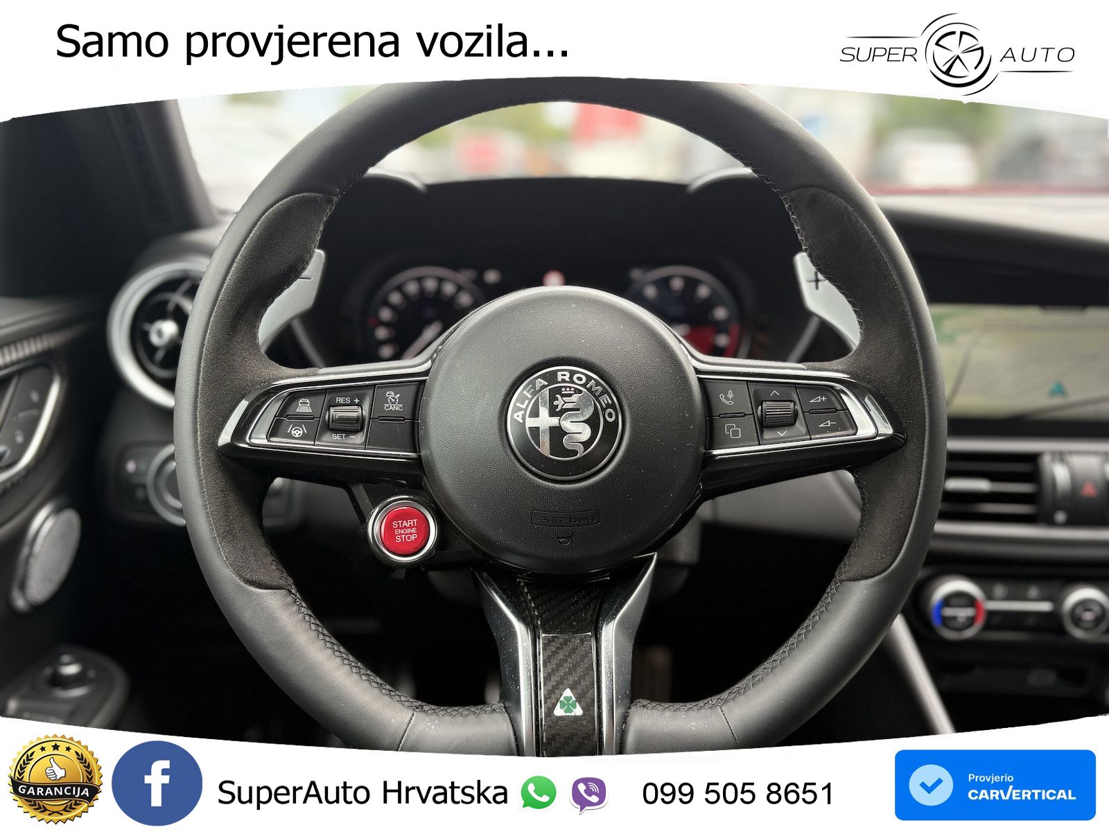 Alfa Romeo Giulia Quadrifoglio 2.9 V6 Bi-Turbo (520 KS) Automatic LED+GR SJED+ACC