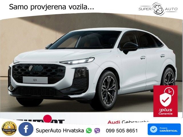 Audi Q3 Sportback 1.5 TFSI (150 KS) S tronic S line LED+GR SJED+ACC
