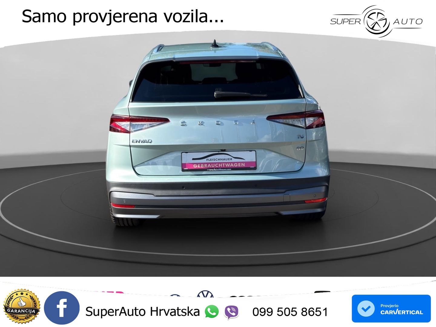 Škoda Enyaq iV 80 82 kWh (204 KS) LED+GR SJED+ACC