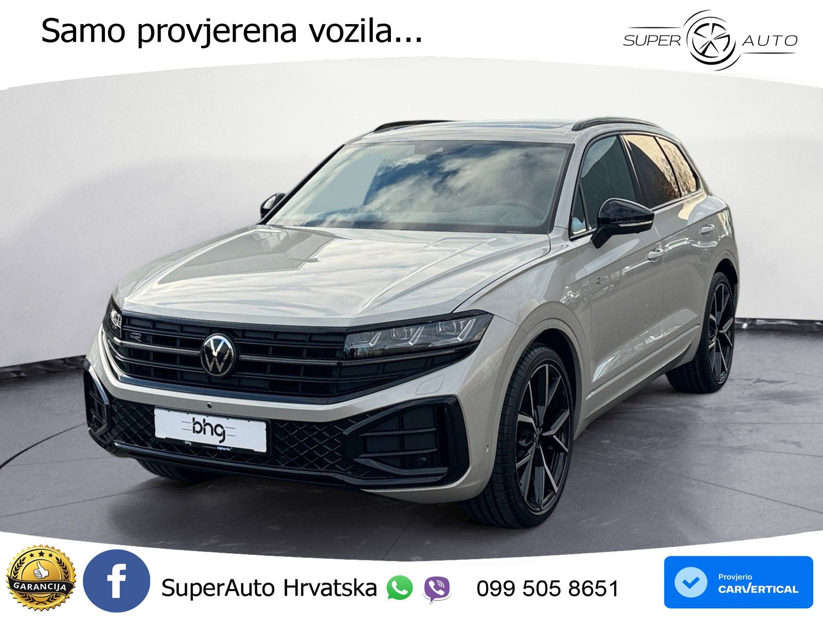 Volkswagen Touareg 3.0 V6 TDI (286 KS) 4MOTION Tiptronic ZRAČNI+ACC+GR SJED+KAM+PANO