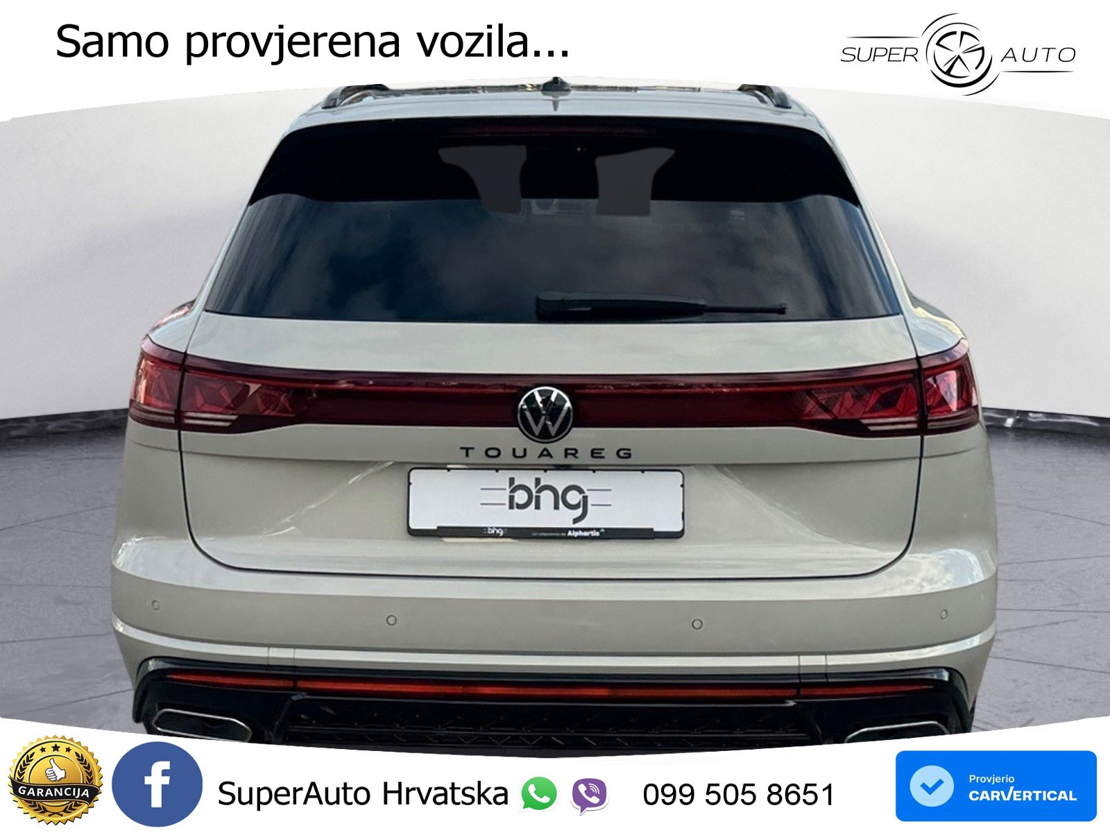 Volkswagen Touareg 3.0 V6 TDI (286 KS) 4MOTION Tiptronic ZRAČNI+ACC+GR SJED+KAM+PANO