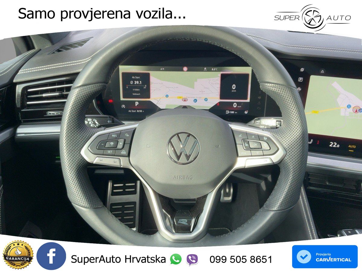 Volkswagen Touareg 3.0 V6 TDI (286 KS) 4MOTION Tiptronic ZRAČNI+ACC+GR SJED+KAM+PANO