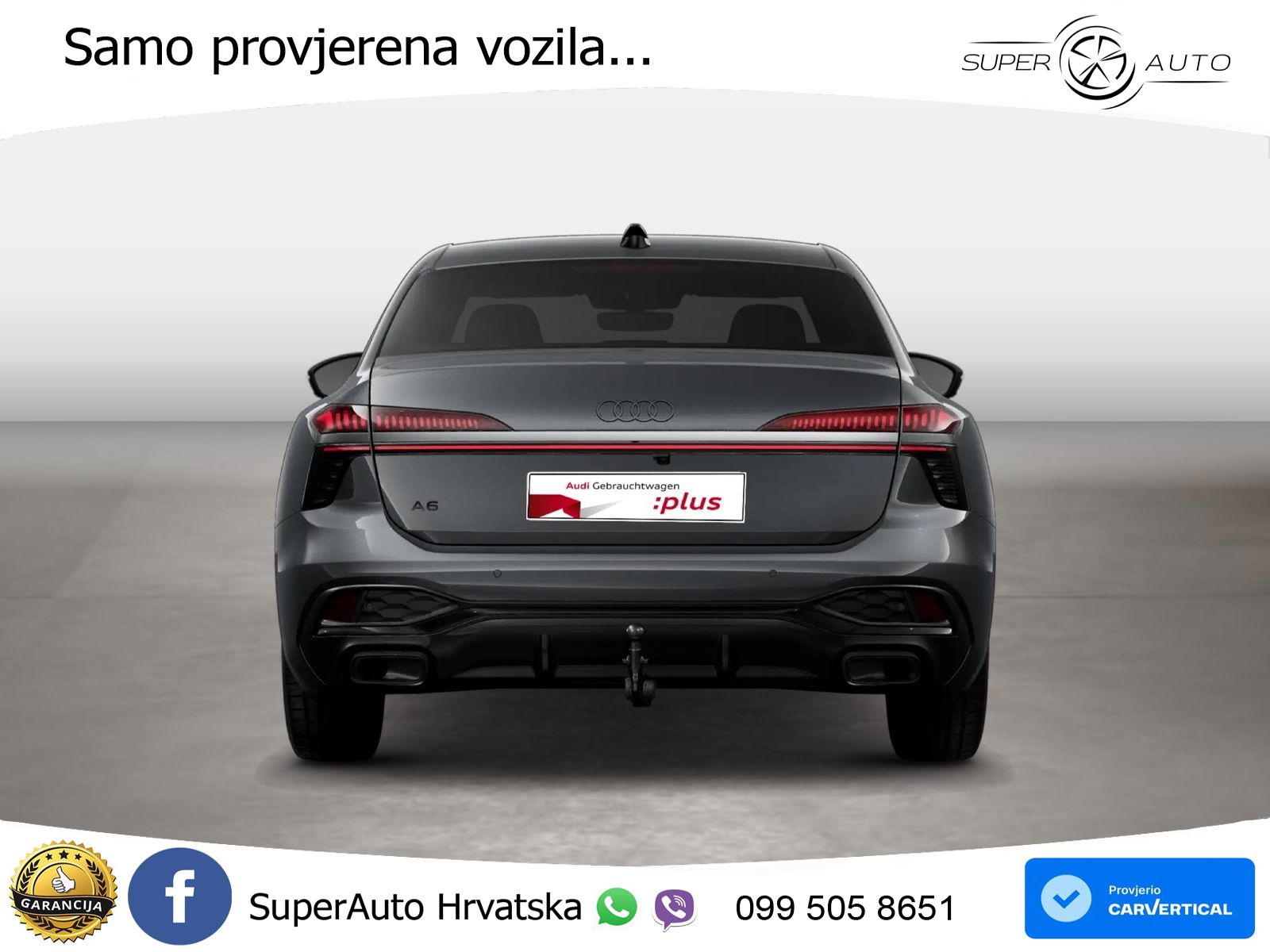 Audi A6 2.0 TFSI (204 KS) S tronic S line LED+GR SJED+ACC