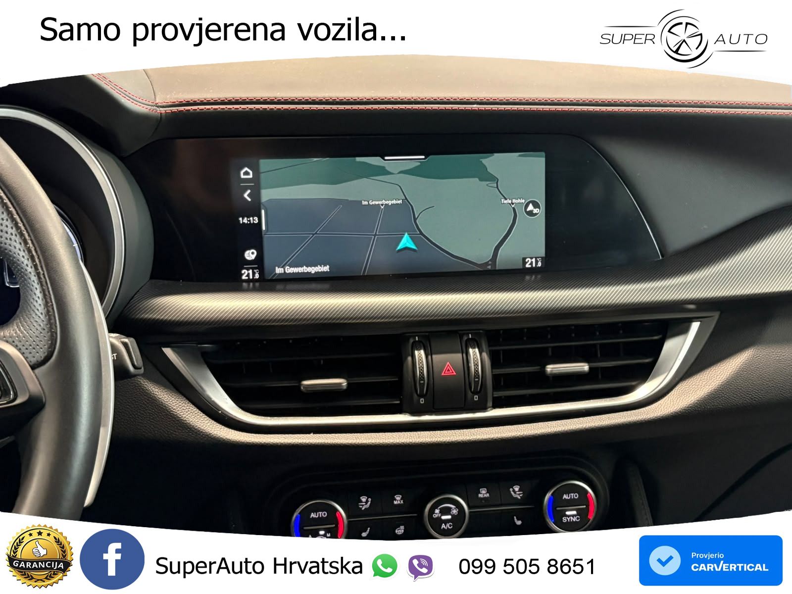 Alfa Romeo Stelvio 2.0 Turbo (280 KS) Q4 Automatic LED+GR SJED+ACC