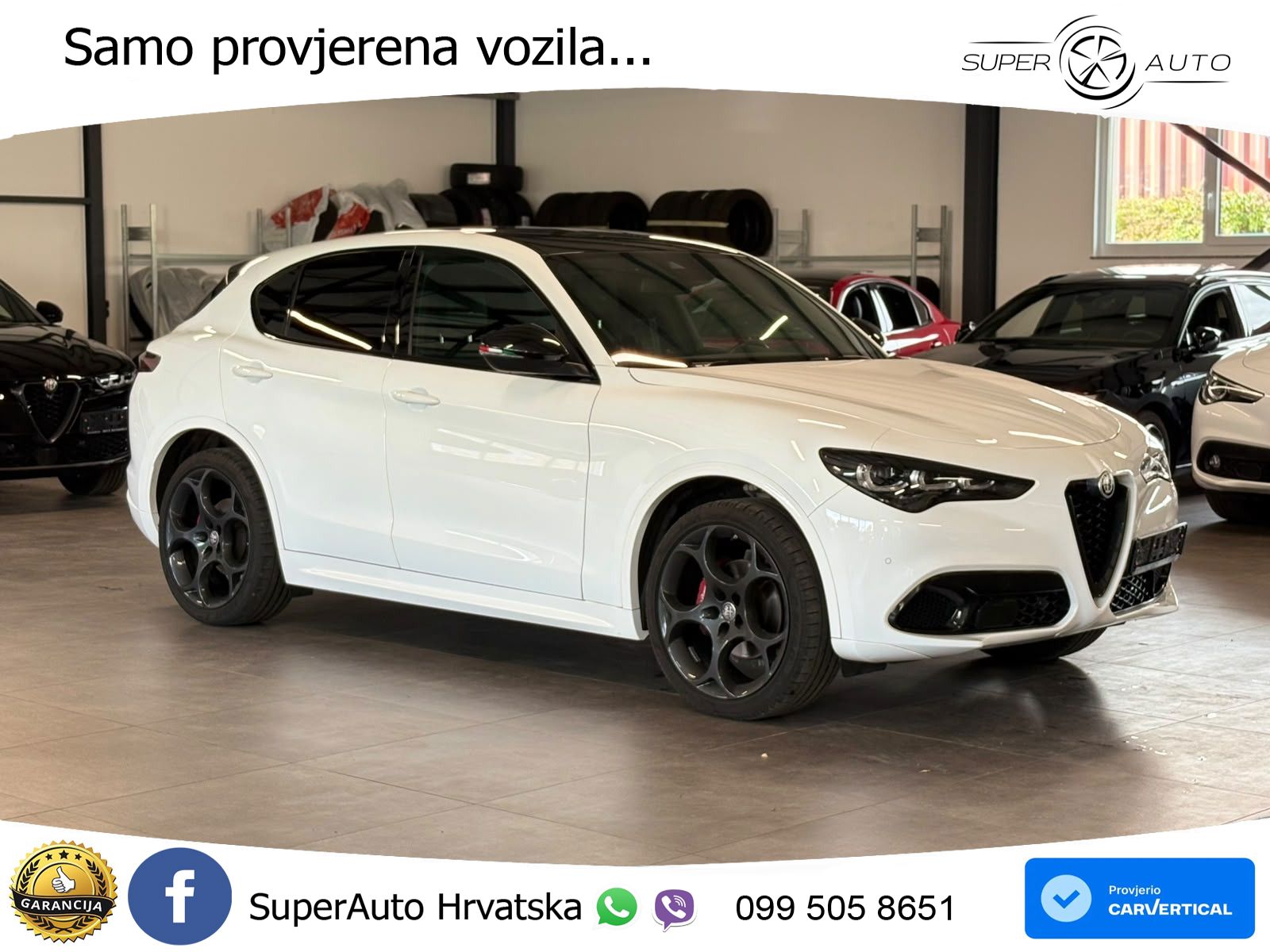 Alfa Romeo Stelvio 2.0 Turbo (280 KS) Q4 Automatic LED+GR SJED+ACC