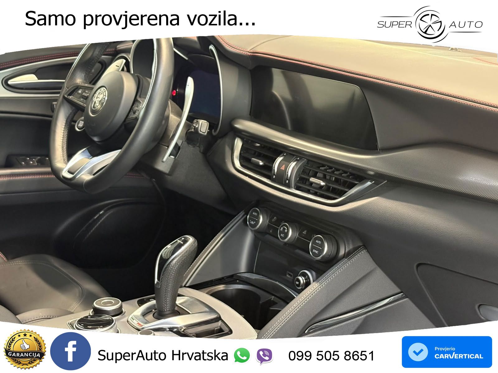 Alfa Romeo Stelvio 2.0 Turbo (280 KS) Q4 Automatic LED+GR SJED+ACC