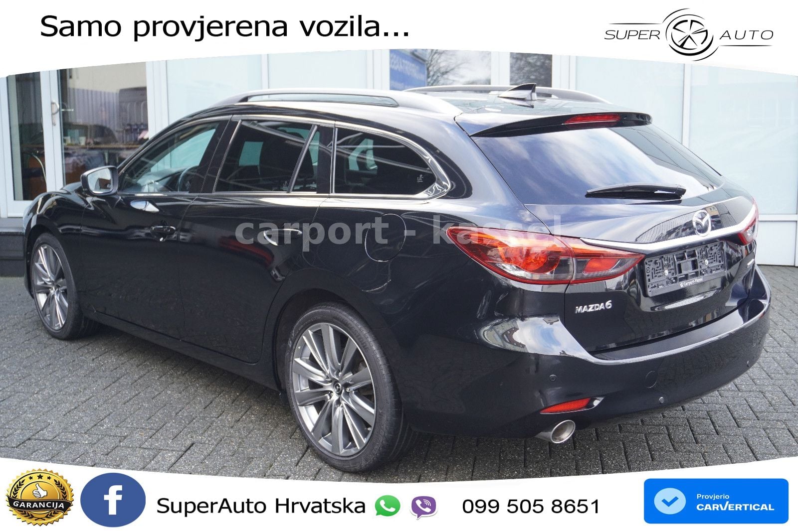 Mazda 6 Sport Combi 2.2 SKYACTIV-D (184 KS) SKYACTIV-Drive LED+GR SJED+ACC