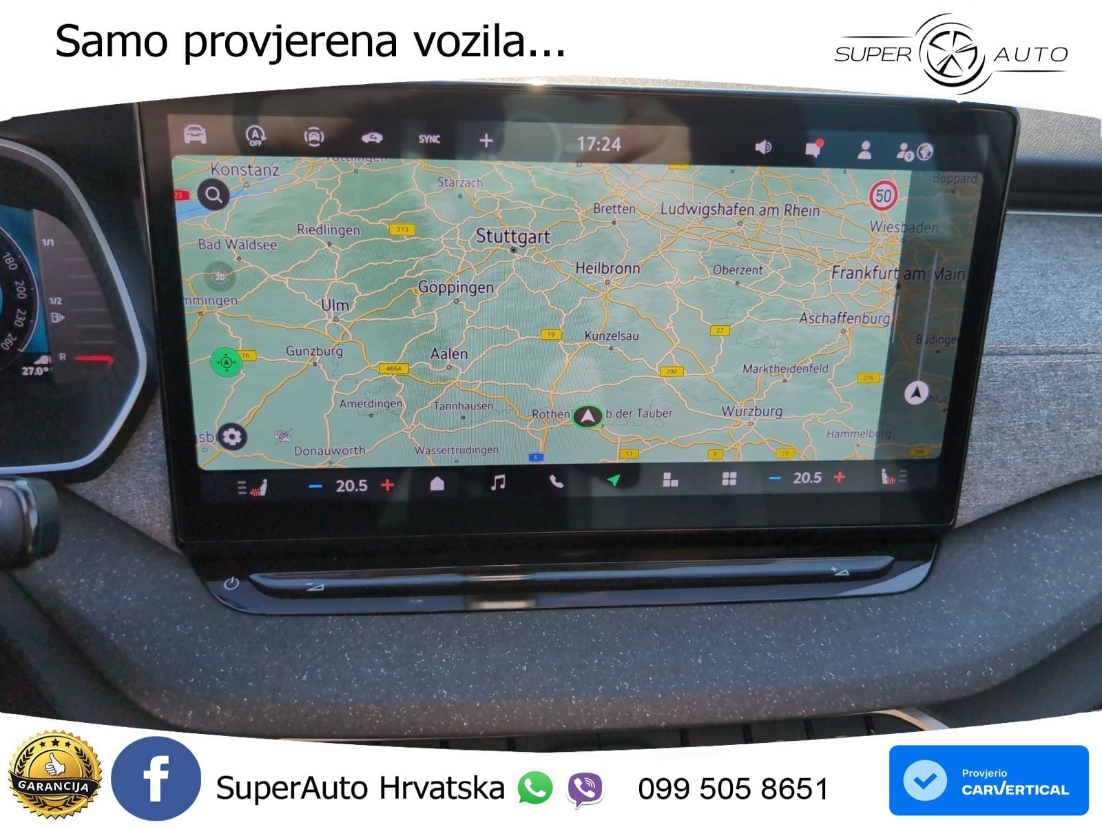 Škoda Octavia Combi 2.0 TDI (150 KS) DSG LED+GR SJED+ACC