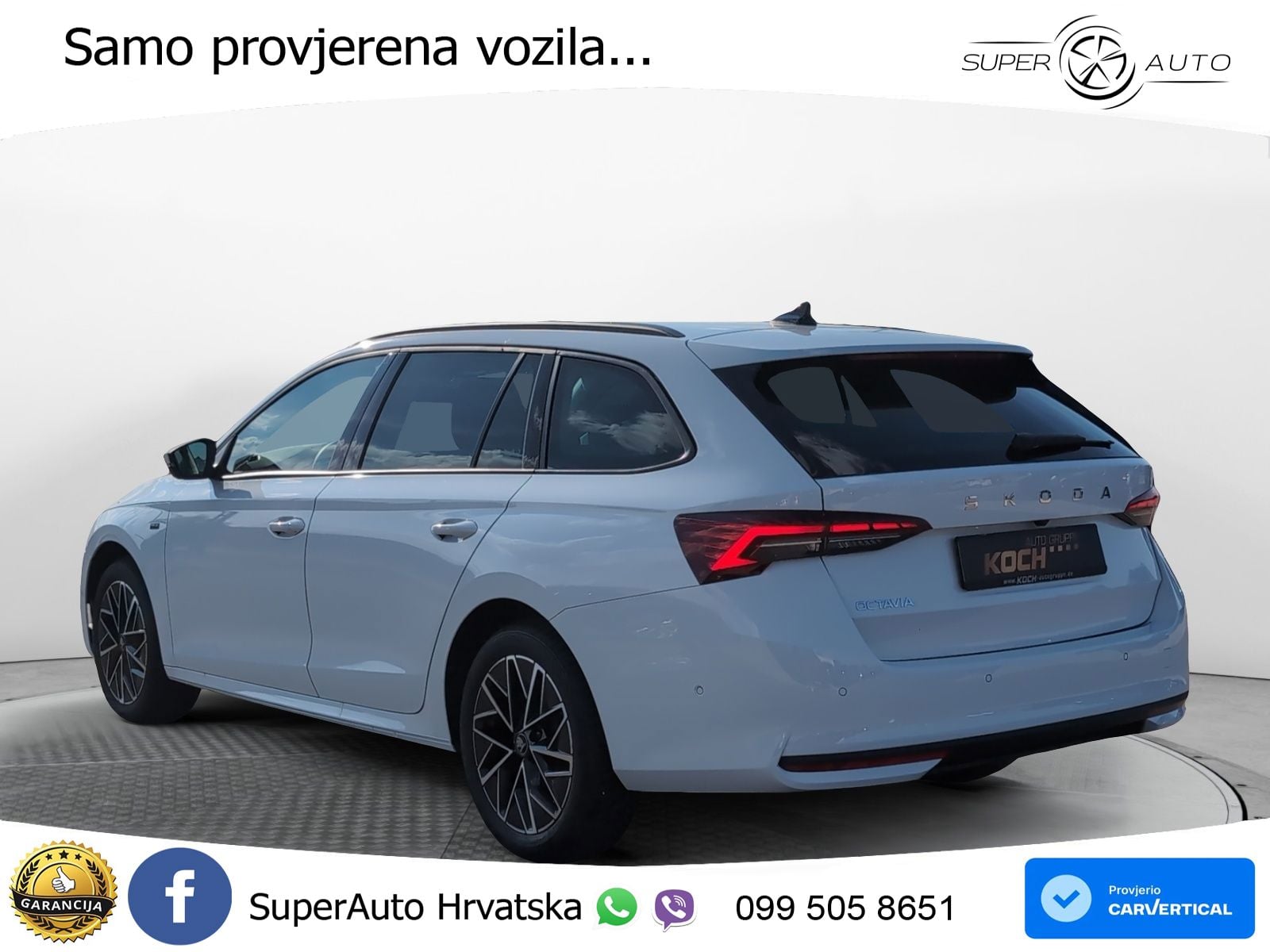 Škoda Octavia Combi 2.0 TDI (150 KS) DSG LED+GR SJED+ACC