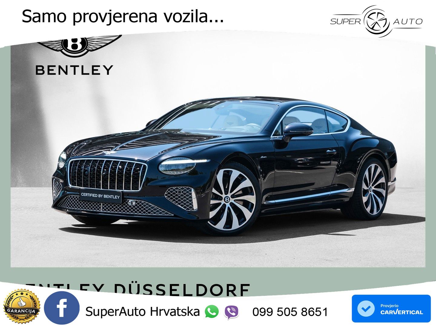 Bentley Continental GT IV 4.0 V8 TFSi (680 KS) AWD DCT LED+GR SJED+ACC