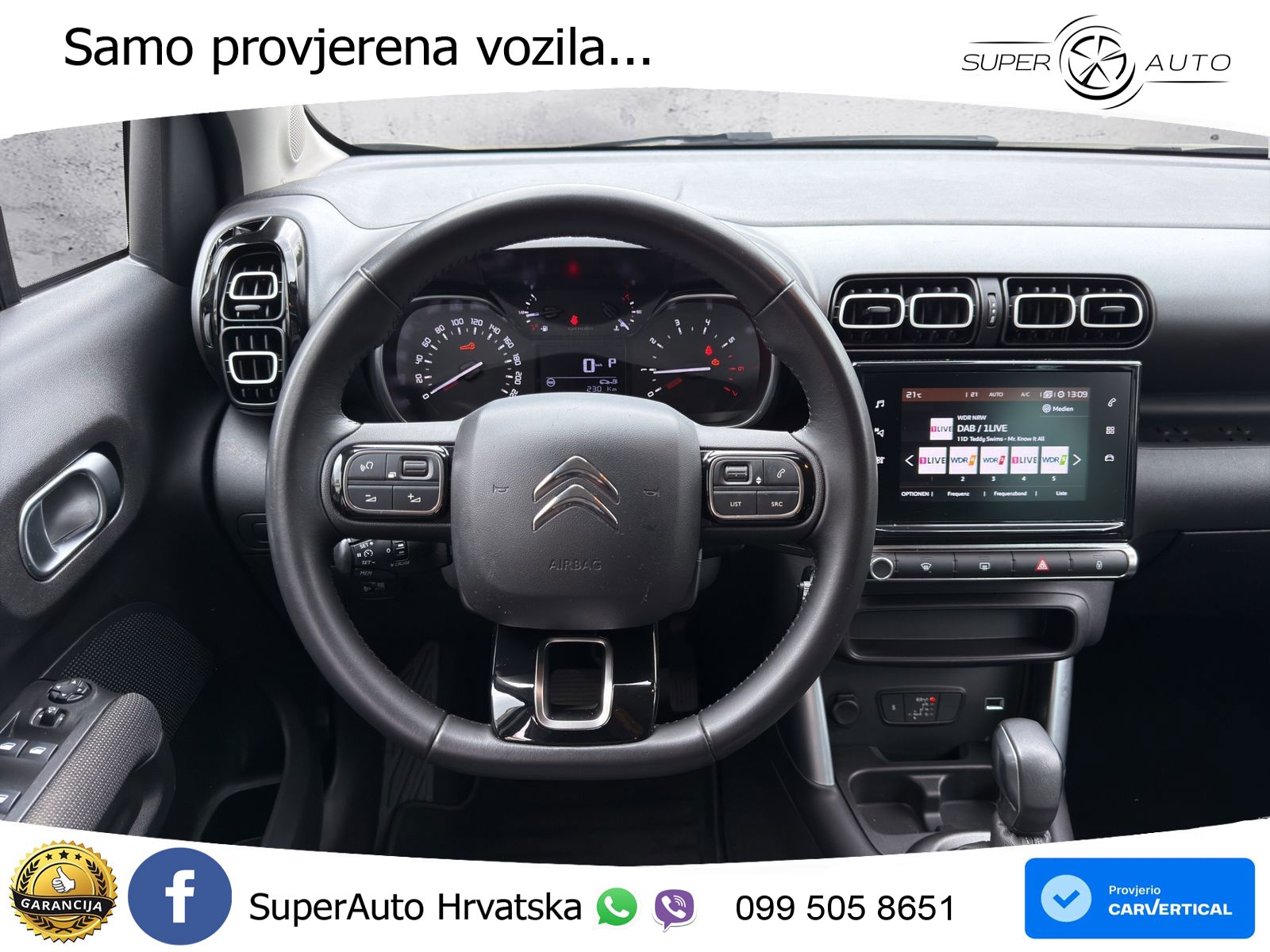 Citroen C3 Aircross 1.2 PureTech (131 KS) Automatic LED+GR SJED+ACC