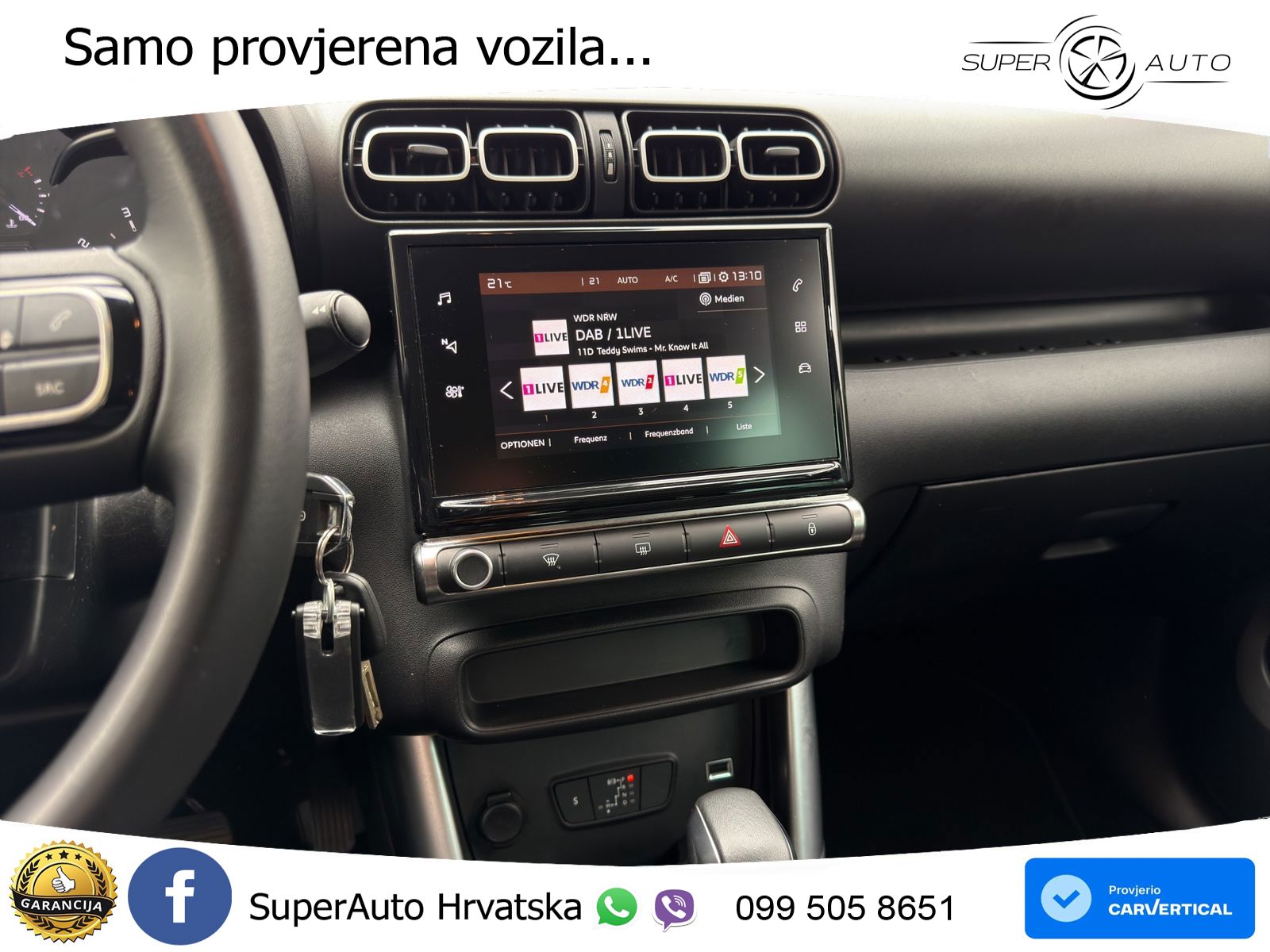 Citroen C3 Aircross 1.2 PureTech (131 KS) Automatic LED+GR SJED+ACC