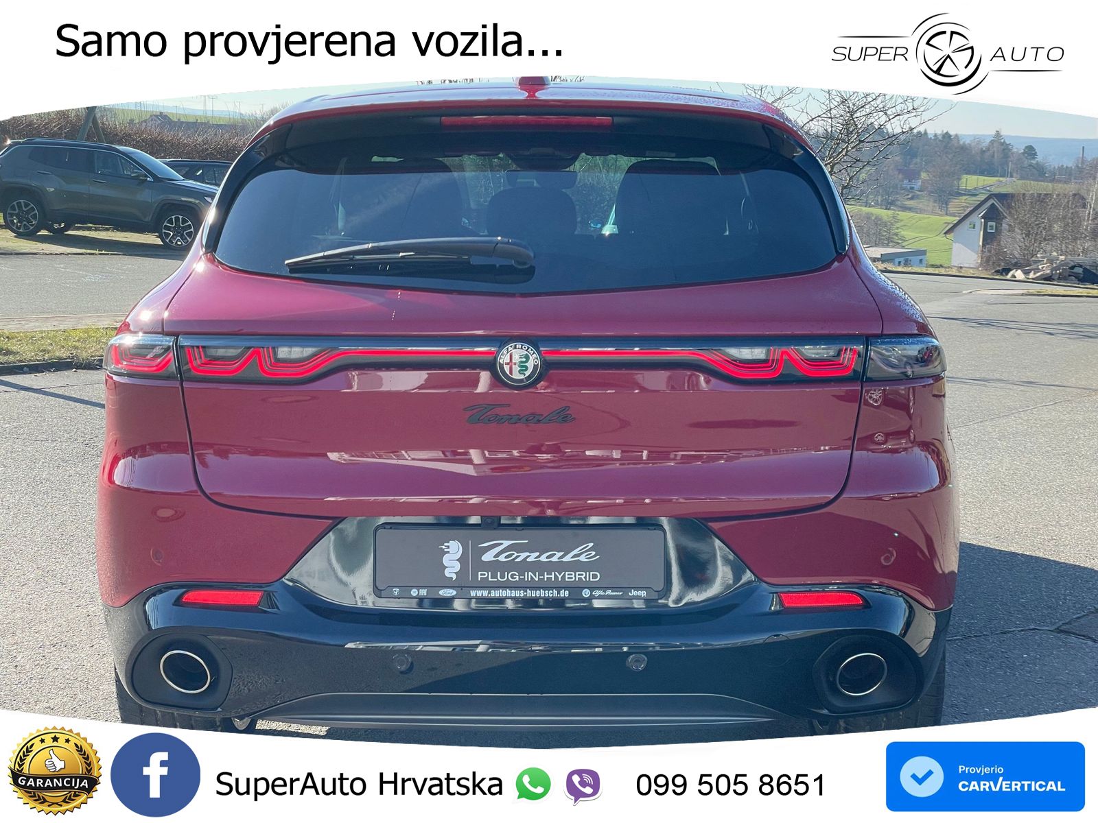 Alfa Romeo Tonale 1.3 T MultiAir (280 KS) Plug-in Hybrid eQ4 Automatic LED+GR SJED+ACC