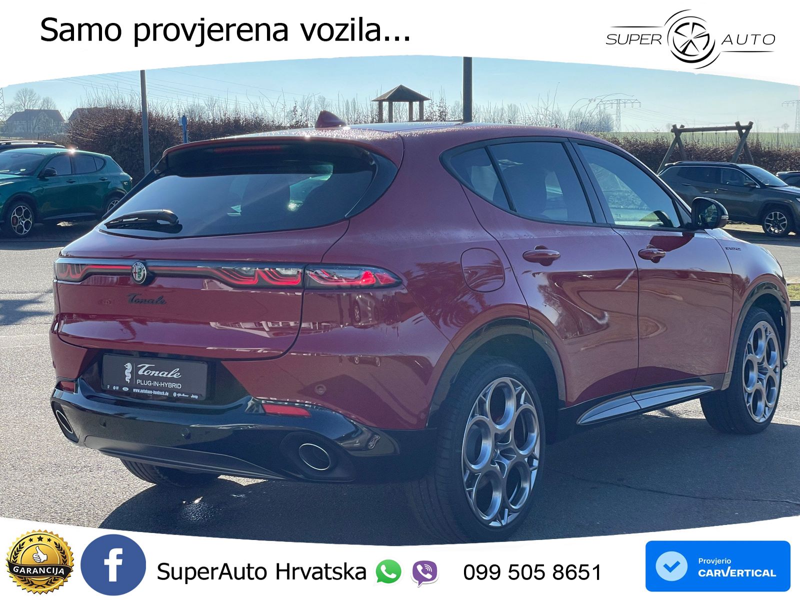 Alfa Romeo Tonale 1.3 T MultiAir (280 KS) Plug-in Hybrid eQ4 Automatic LED+GR SJED+ACC