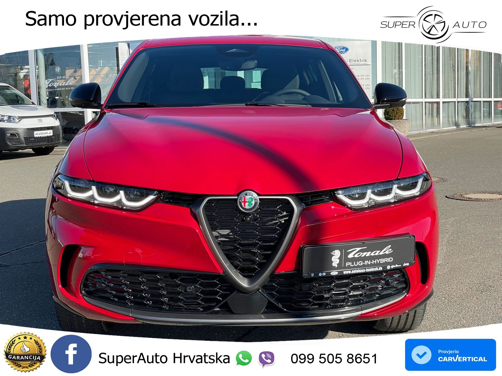 Alfa Romeo Tonale 1.3 T MultiAir (280 KS) Plug-in Hybrid eQ4 Automatic LED+GR SJED+ACC