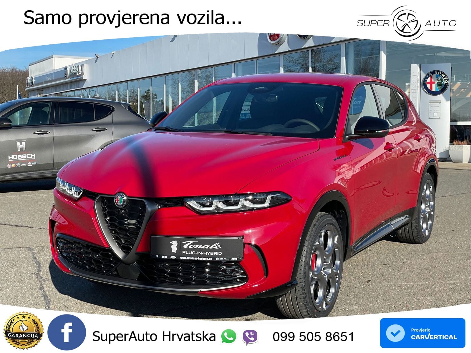 Alfa Romeo Tonale 1.3 T MultiAir (280 KS) Plug-in Hybrid eQ4 Automatic LED+GR SJED+ACC